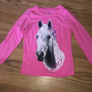 Pink Horse Shirt